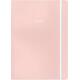 Ημερολόγιο ημερήσιο Next Flexi Pastel με λάστιχο 2024 14x21εκ ροζ